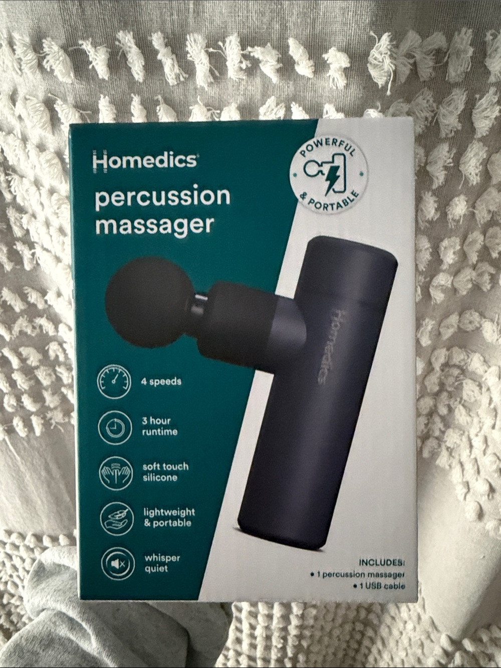 HoMedics Percussion Massager - Black